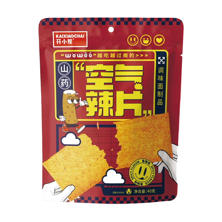 开小差风味辣片入口甜辣解馋零食香酥脆香辣味山药空气辣片40g*1包