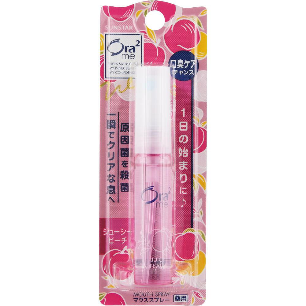 Sunstar Ora2me mouth spray juicy peach 6ml 1 each
