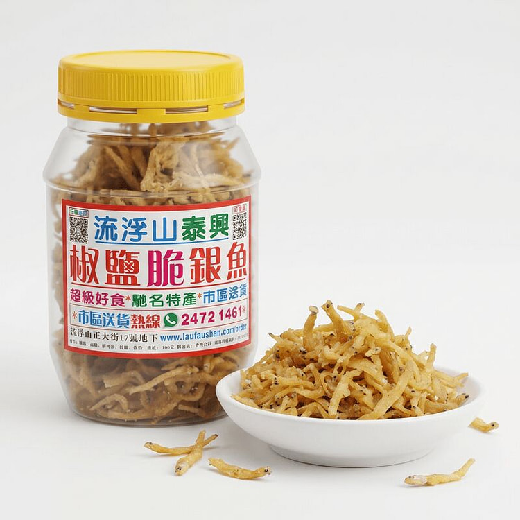 HK LFS Tai Hing Pepper Salt Crispy Silver Fish 1 each