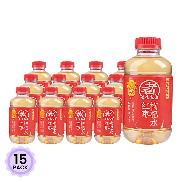 元气森林 自在水红枣枸杞 500 毫升*15 包