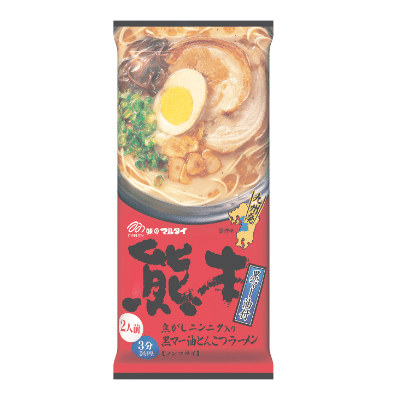 Marutai Kumamoto Black Sesame Oil Garlic Tonkotsu Ramen 2 servings 186g 1 ส่วน