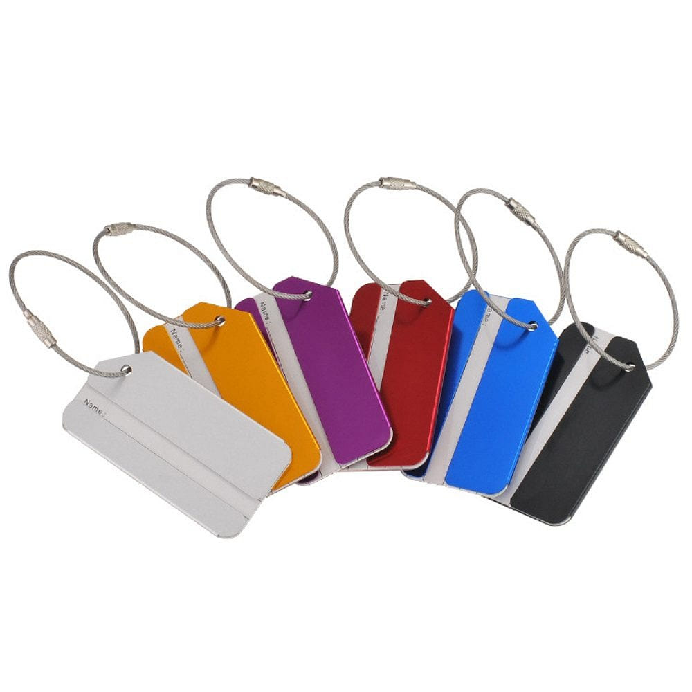 Aluminum alloy luggage tag 6PCS 1 case