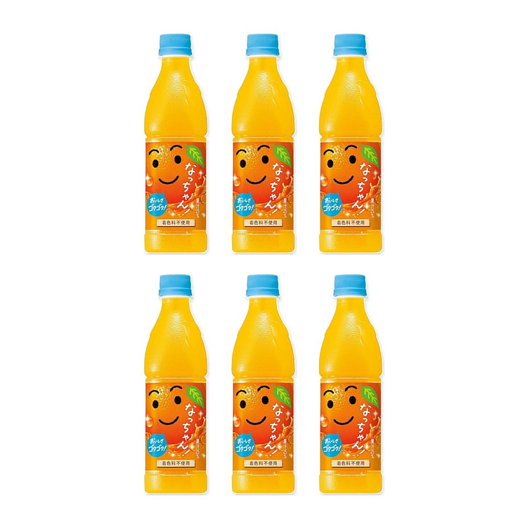 Suntory Nacchan Orange Juice 6 bottles 2550 ml