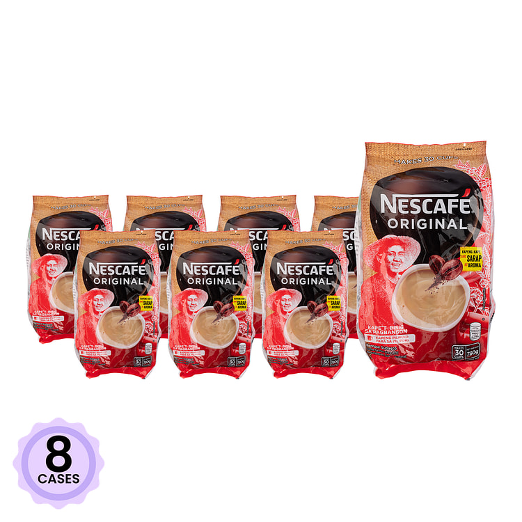 Nescafe Original 3-in-1 Instant Coffee 0.91 oz*30 pack*8 case