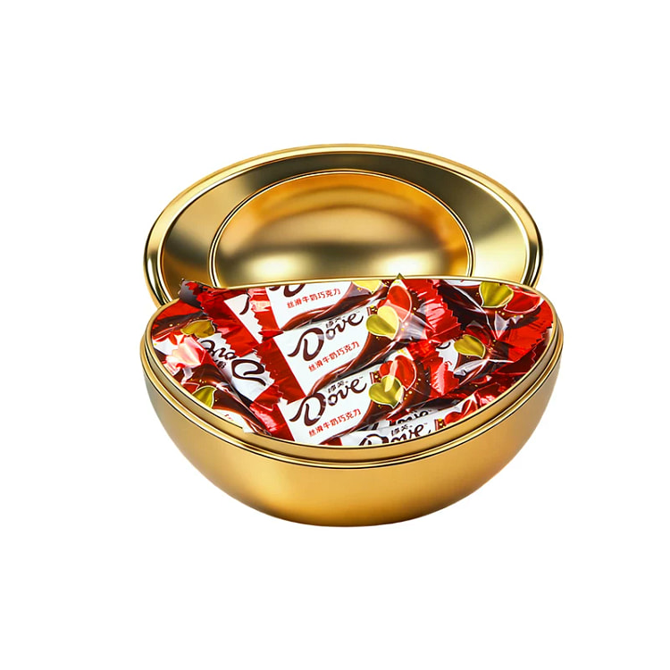 德芙丝滑牛奶巧克力金元宝礼盒90g*1盒 90 克