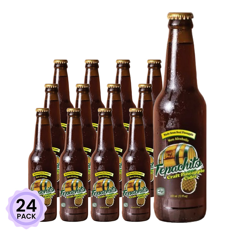 Tepachito 无酒精菠萝气泡酒 12 液盎司*24 包