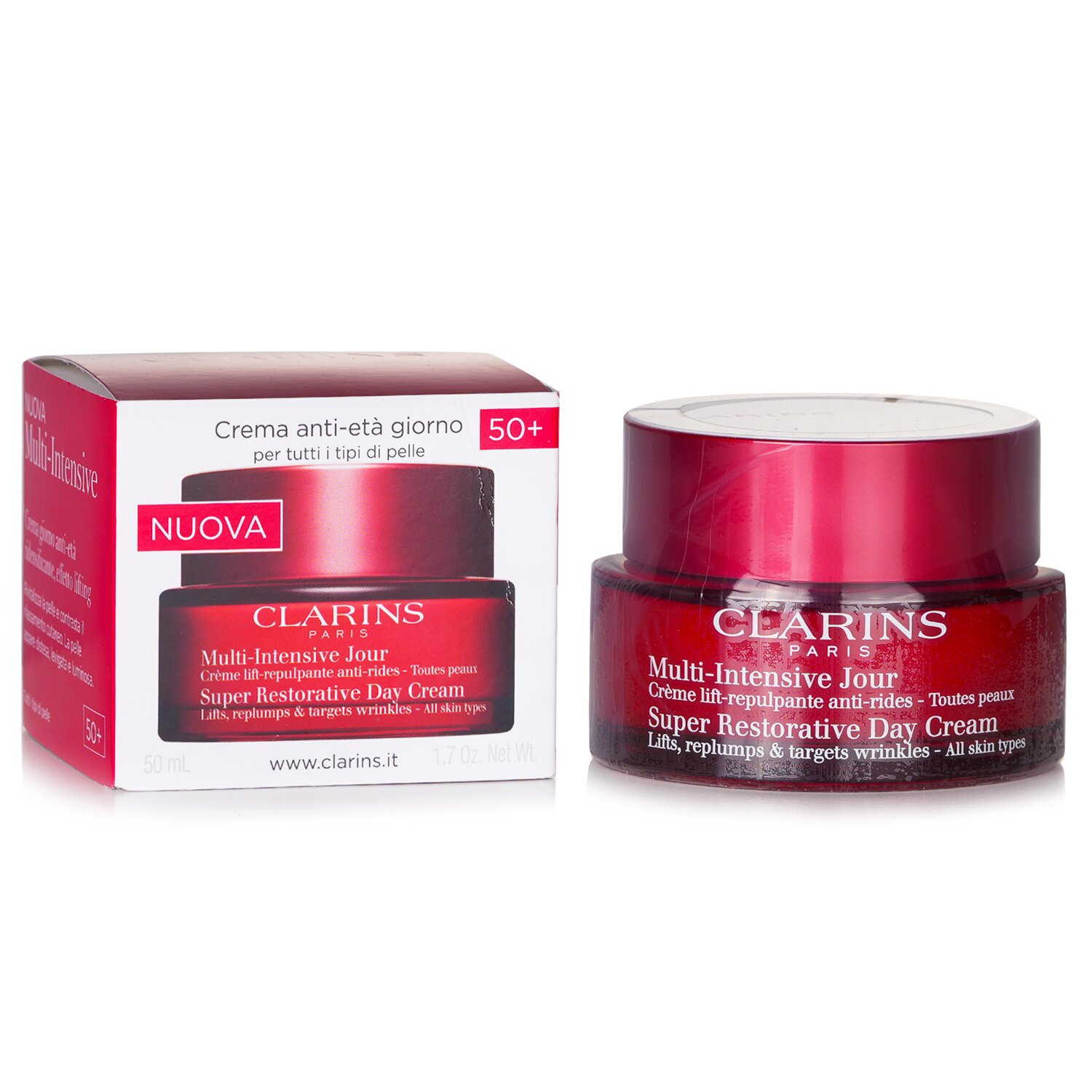 フェイスクリーム CLARINS Multi-Intensive Jour 50ml Clarins Multi Intensive Jour Super Restorative Day Cream
