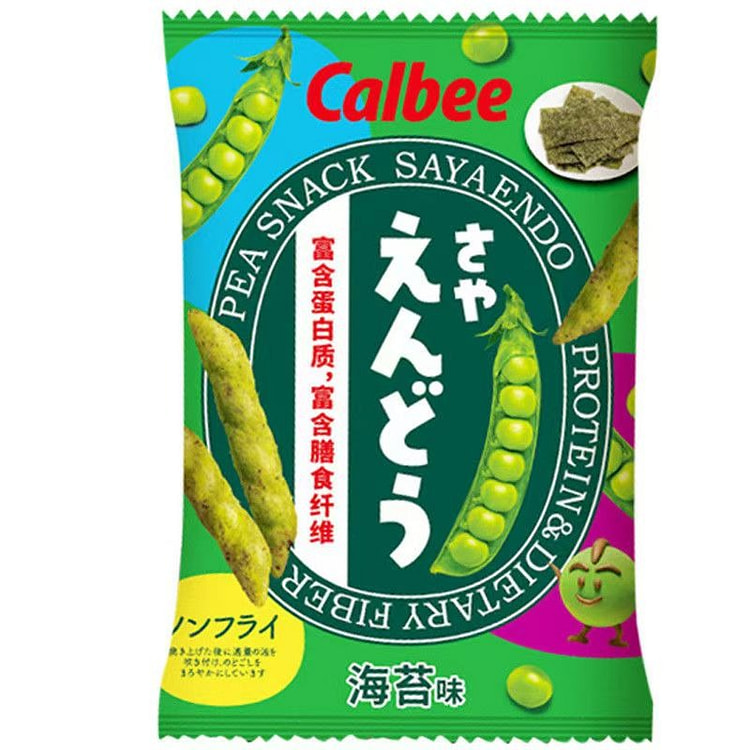 Thailand imported Calbee pea crisp calbee70g Original nori flavor French fr