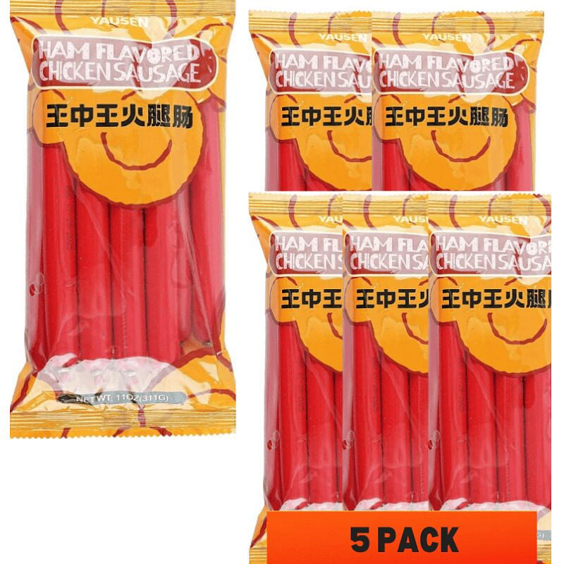 YAUSEN wangzhongwang Ham Sausage311g*5packs 311 g
