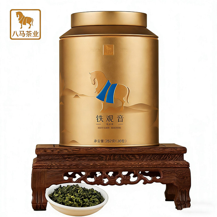 八马茶业 安溪铁观音清香型乌龙茶福建茶叶小泡装 252 克
