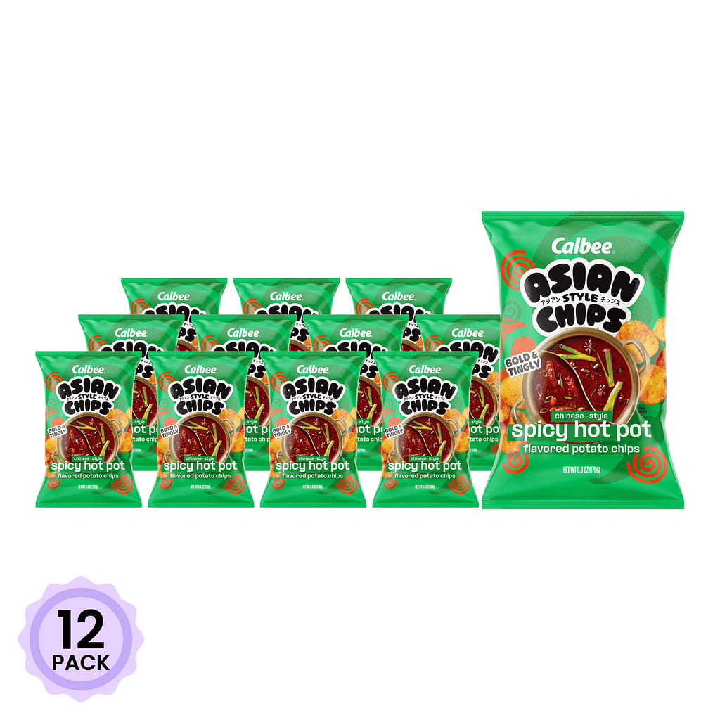 Calbee Asian Chips Spicy Hot Pot 6 oz*12 pack
