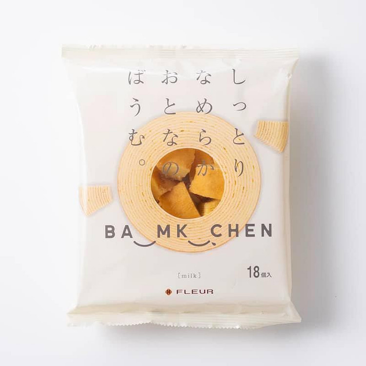 Fleur 牛奶味年轮蛋糕18枚 1 盒