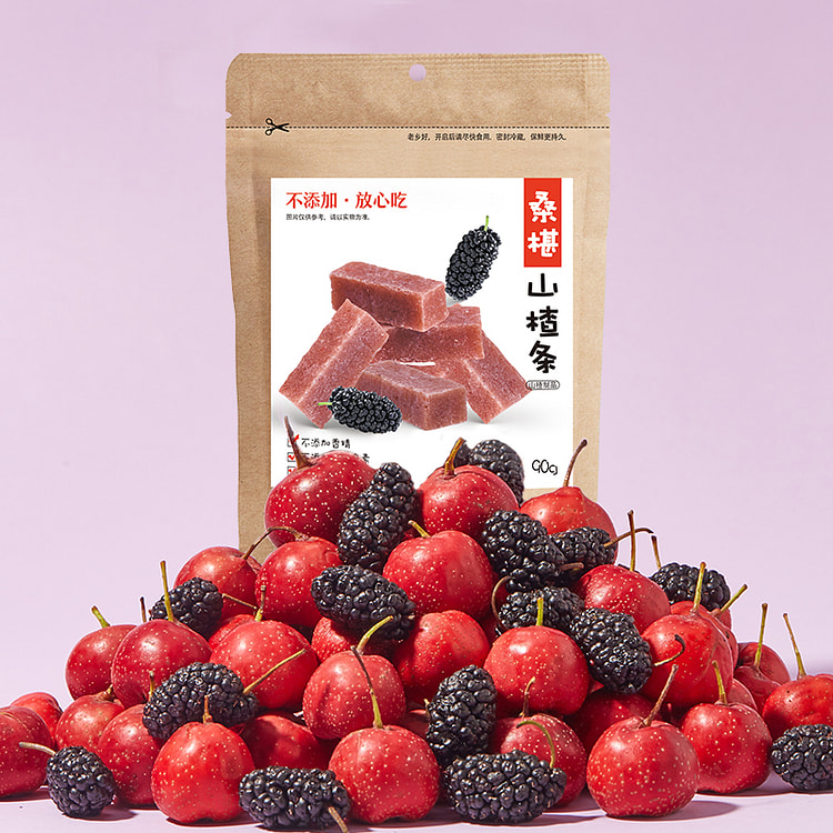 公社联盟桑椹山楂条无添加90g*4袋