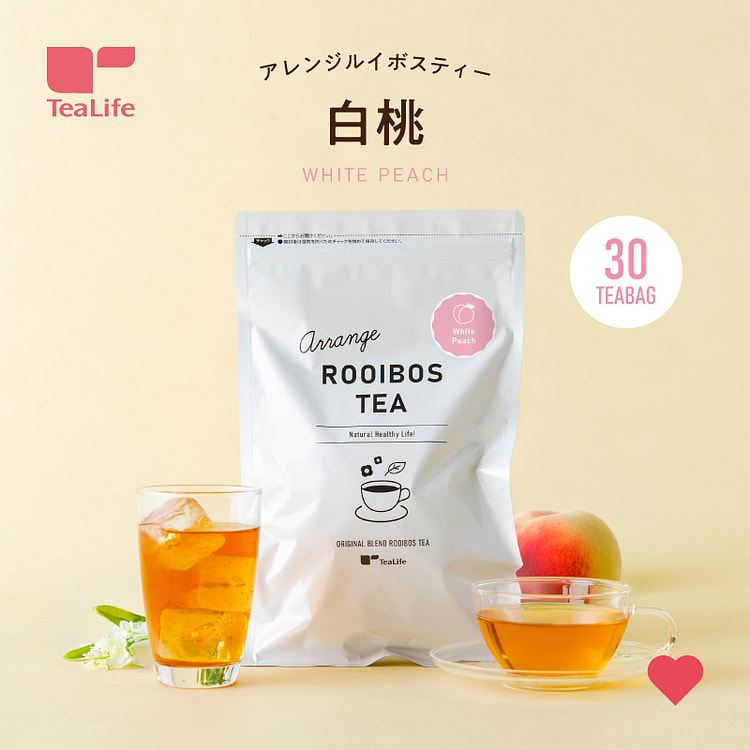 Tealife 白桃路易波士茶 30个茶包 1 包