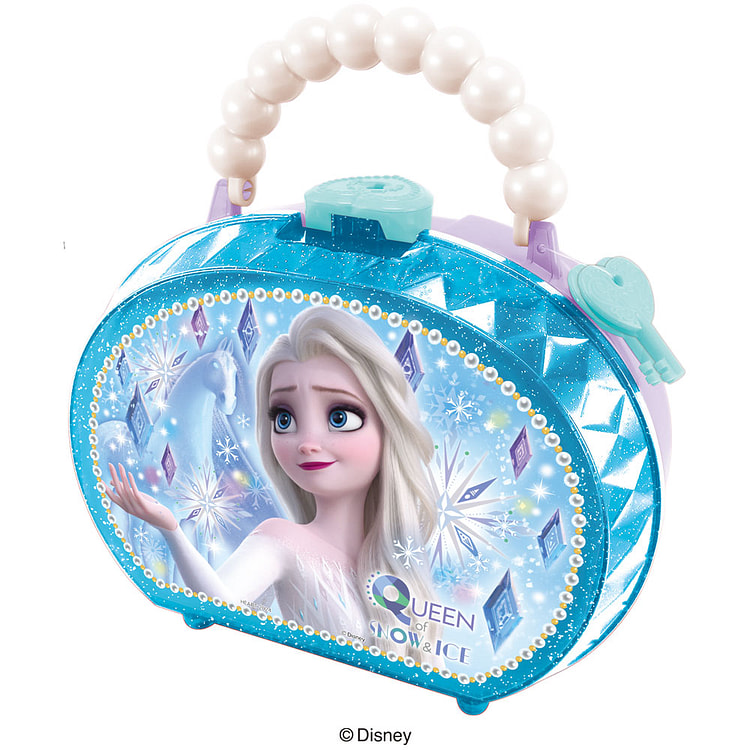 Heart x Disney 冰雪奇缘 珍珠状手柄卡通带锁手提盒（附赠2种零食/共3包） 400g