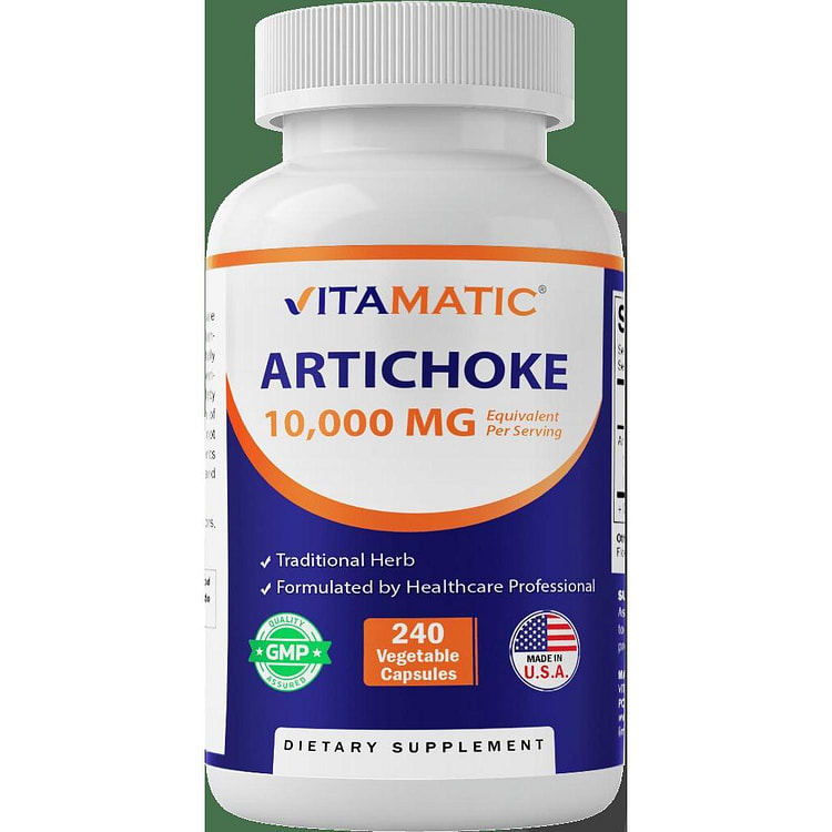 Artichoke Extract Vegetable Capsules -240 Capsules