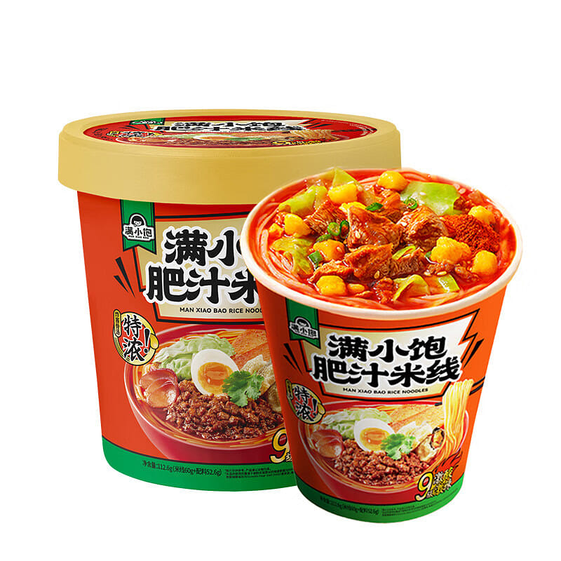 Manxiaobao sesame flavor rice noodles in barrel 112.6 g