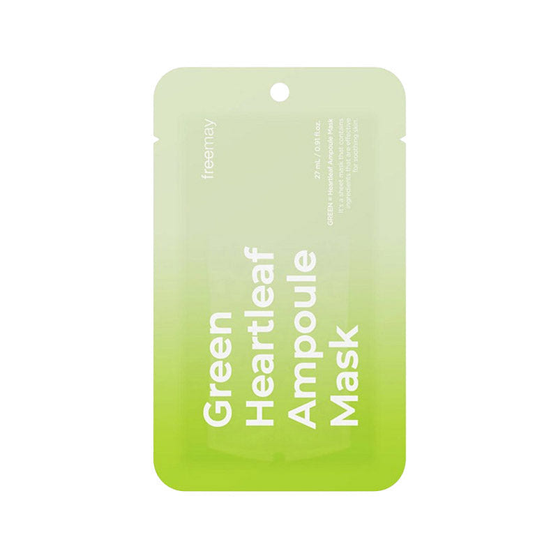 Freemay’s Green Heartleaf Ampoule Mask Single 1 each