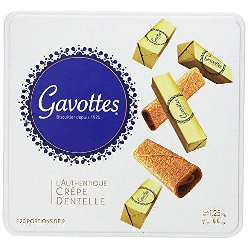 Gavottes - Crispy Lace Crepes from France, 240ct, 44oz by Loc Maria