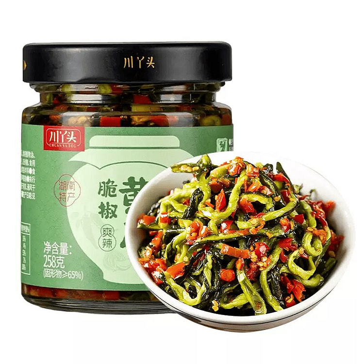 川丫头 脆椒黄瓜258g*1瓶 258 克