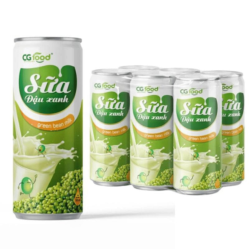 CG Food Mung Bean Milk Drink – 11oz 6 can