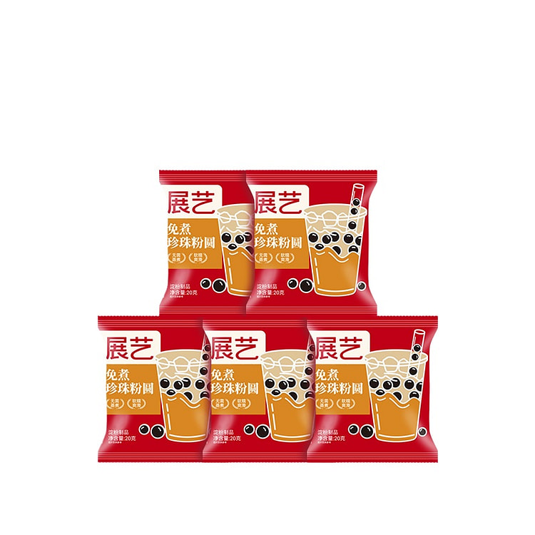 展艺 速煮珍珠粉圆黑糖家用甜品烘焙原料20g*5包