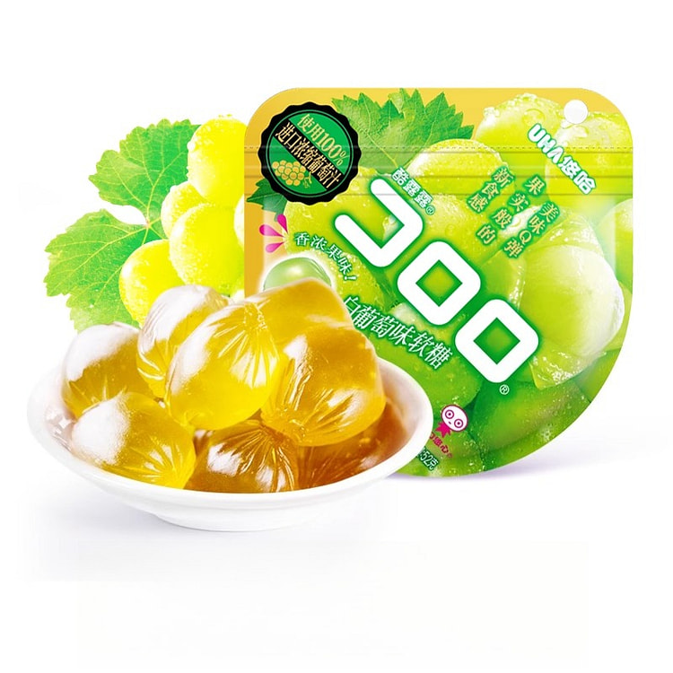 果汁软糖白葡萄味52g*3袋 156 克