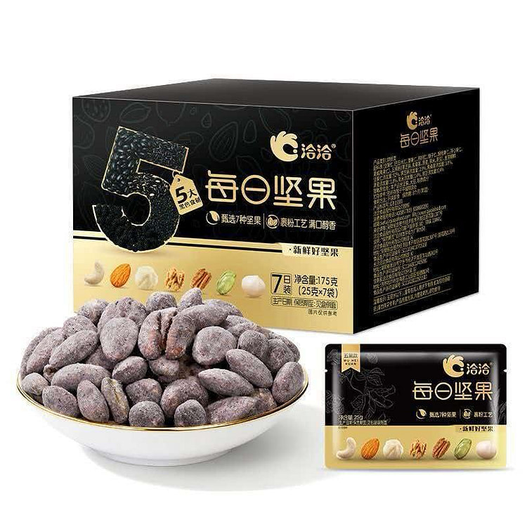 洽洽五黑每日坚果175g小包装营养健康坚果裹粉零食 175 克