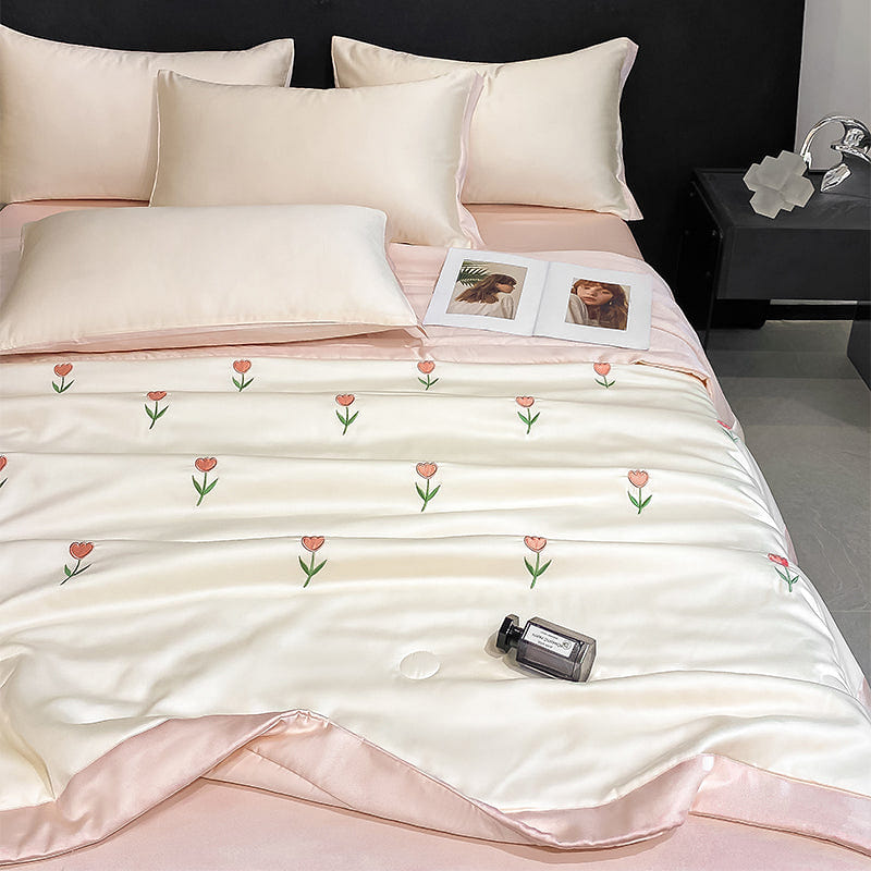 Elysian Dreams Cooling Quilt Tulip Pink-Double 2000 g