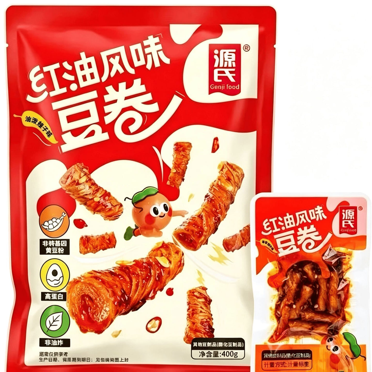 Spicy Red Oil Bean Roll Snack 200g 200 g