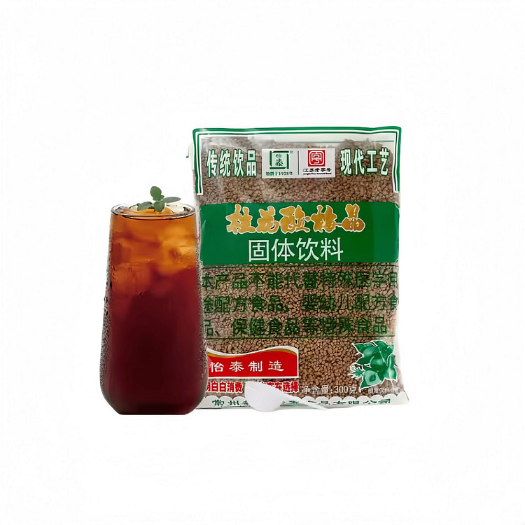 怡泰桂花酸梅粉晶酸梅汤粉原材料包速溶自制300g 300 克