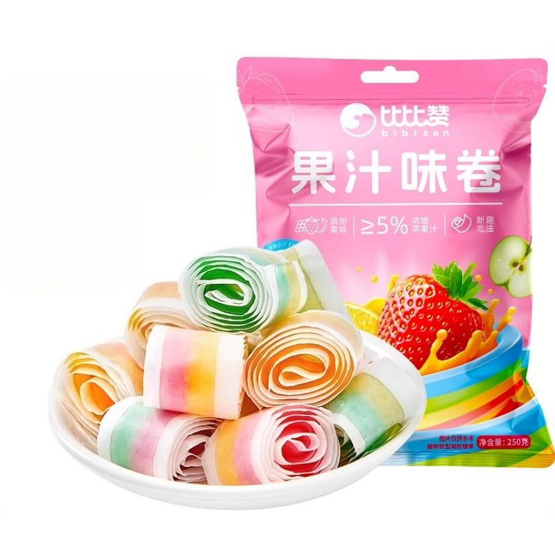 Bibizan Juice Flavored Rolls 250g*1 bag 250 g