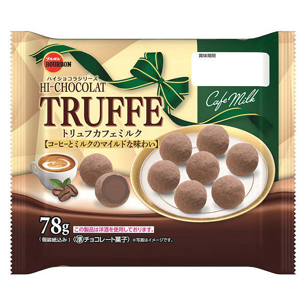 Bourbon Truffle Cafe Milk Chocolate 78g 1 each