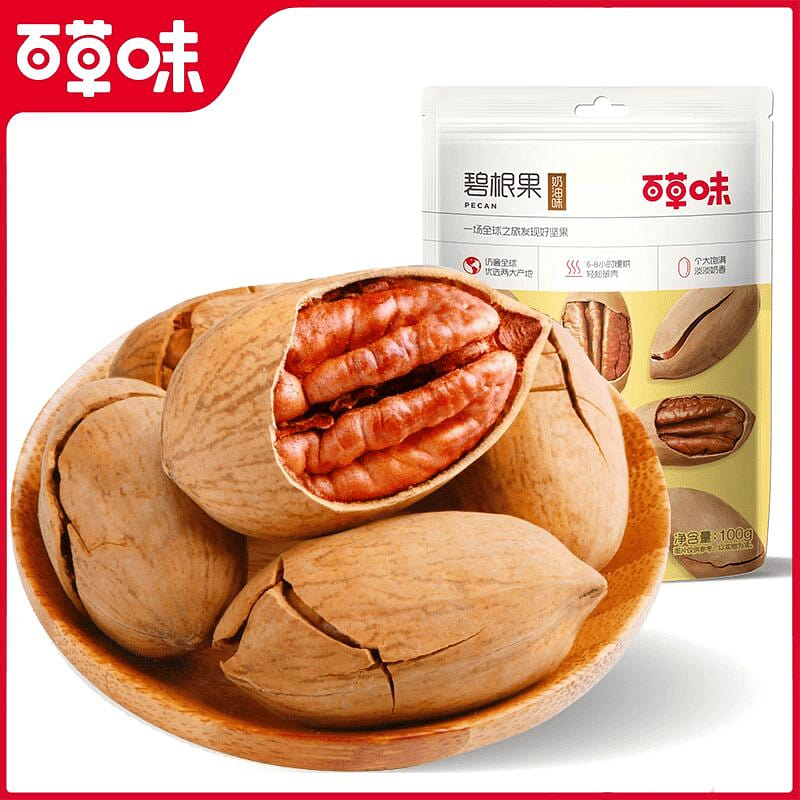 Baicao Flavored Pecans 100g Dried Nuts 100 g