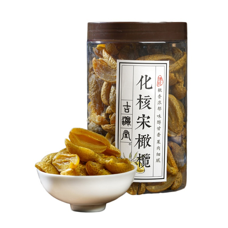 古瀛堂甘草橄榄凉果蜜饯380g*1瓶