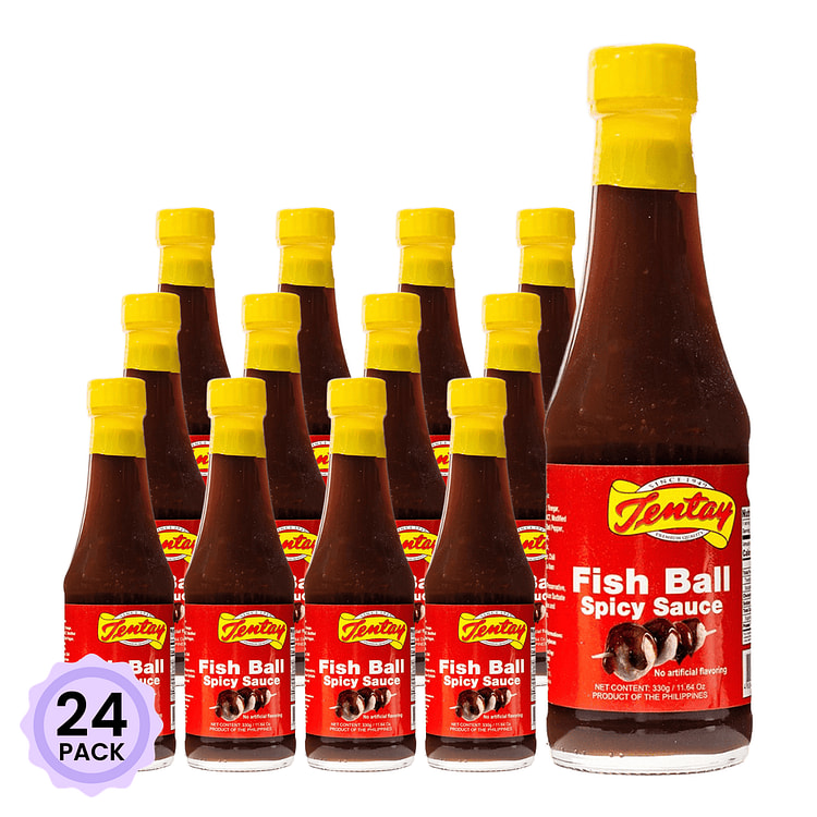 Tentay 香辣鱼丸蘸酱 11.64 盎司*24 包