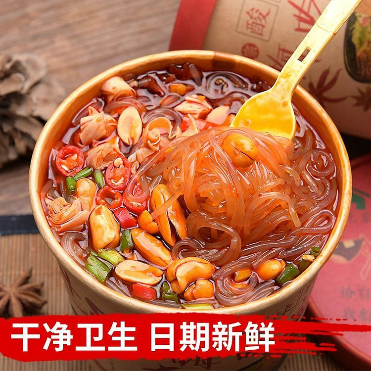 正宗重庆红薯酸辣粉130g*1桶 130 克