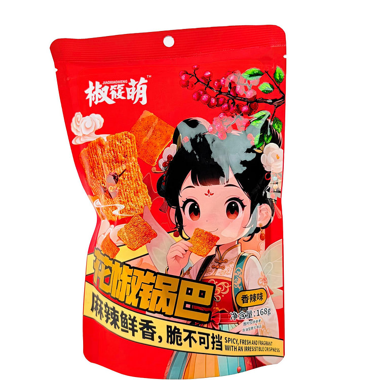Jiaoxiaomeng Sichuan Pepper Crispy Rice Cracker 168 g