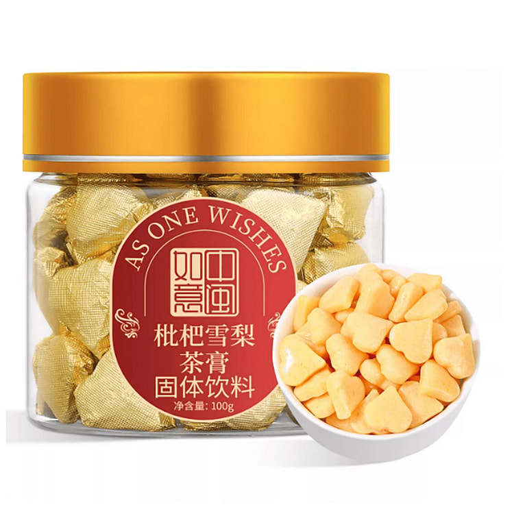 中闽如意枇杷雪梨茶膏速溶冷泡茶 100 克