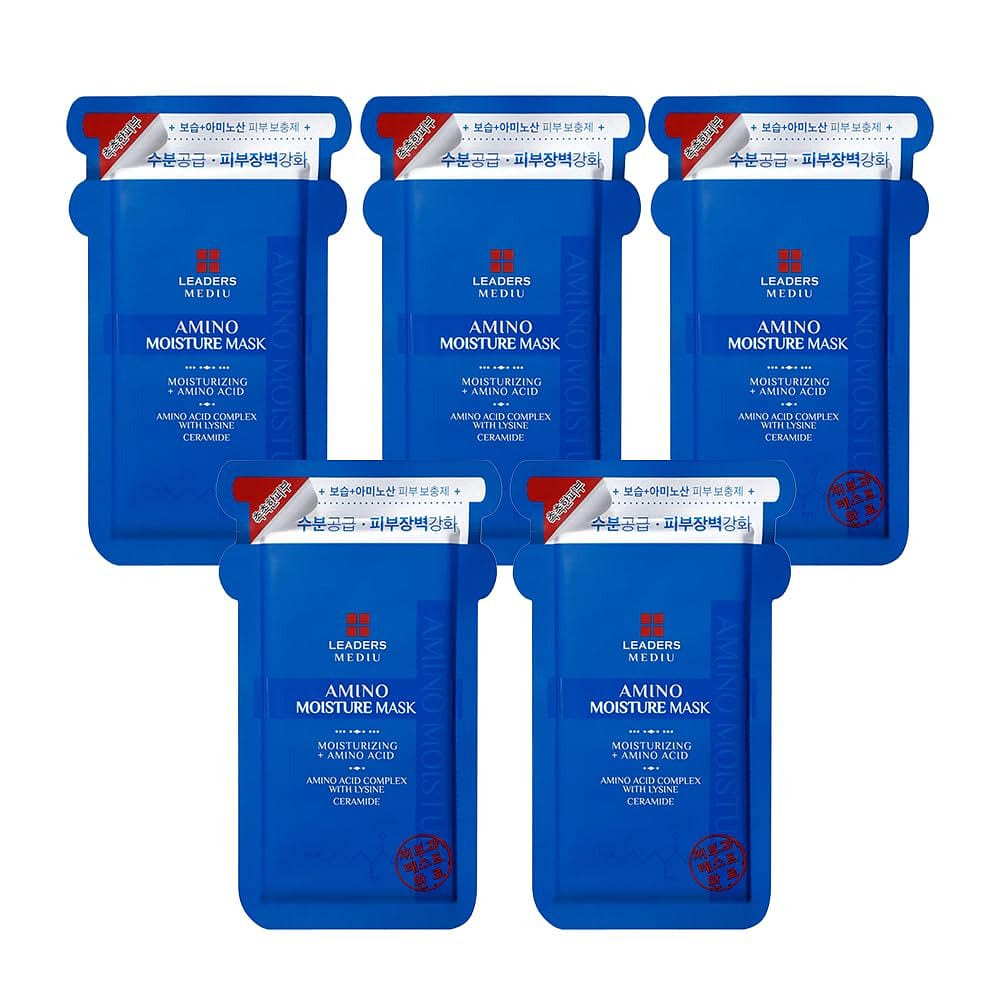 Mediu Amino Moisture Mask 5 Sheet Masks 0.84 fl.oz