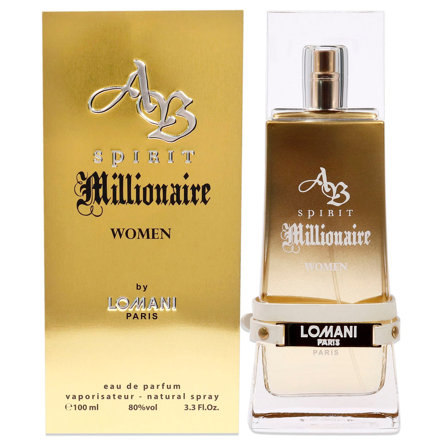 AB Spirit Millionaire by Lomani for Women – 3.3 3.3 oz