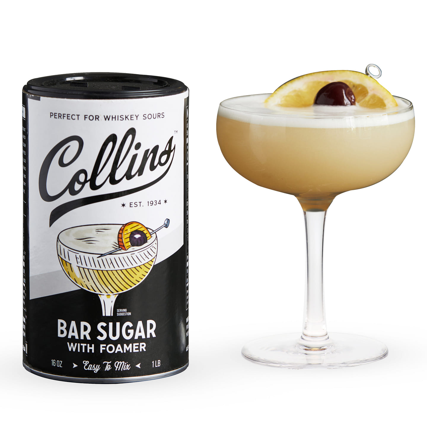 16 oz. Bar Sugar with Foamer by Collins 1 each
