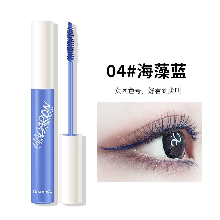 Flamingo Mascara in Seaweed Blue