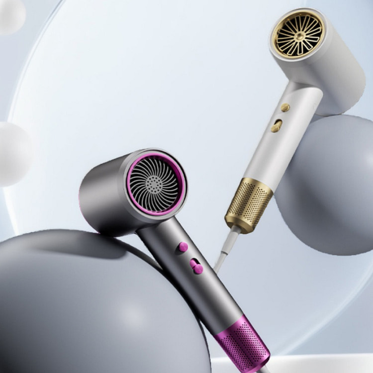 Household Hair Dryer Hair Care High Power Gray