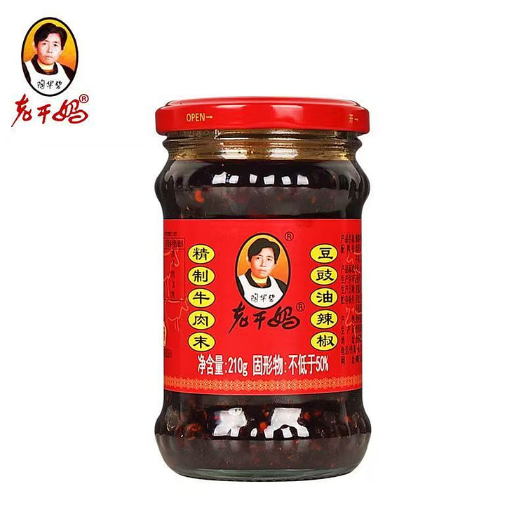 老干妈牛肉末豆豉油辣椒210g*1瓶
