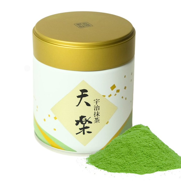 矢野制茶场 罐装宇治抹茶粉 40g 天楽