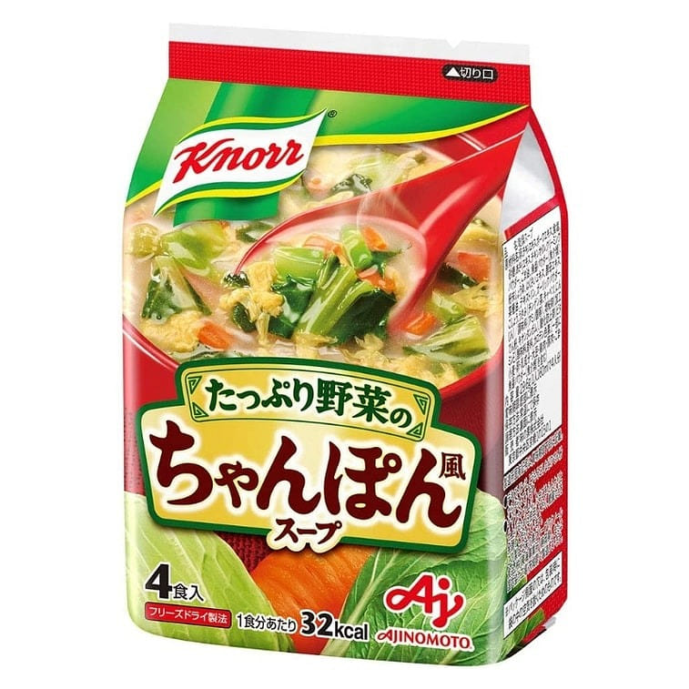 KONRR Champon-style With Plenty Of Vegetables Soup 4bags 4 count
