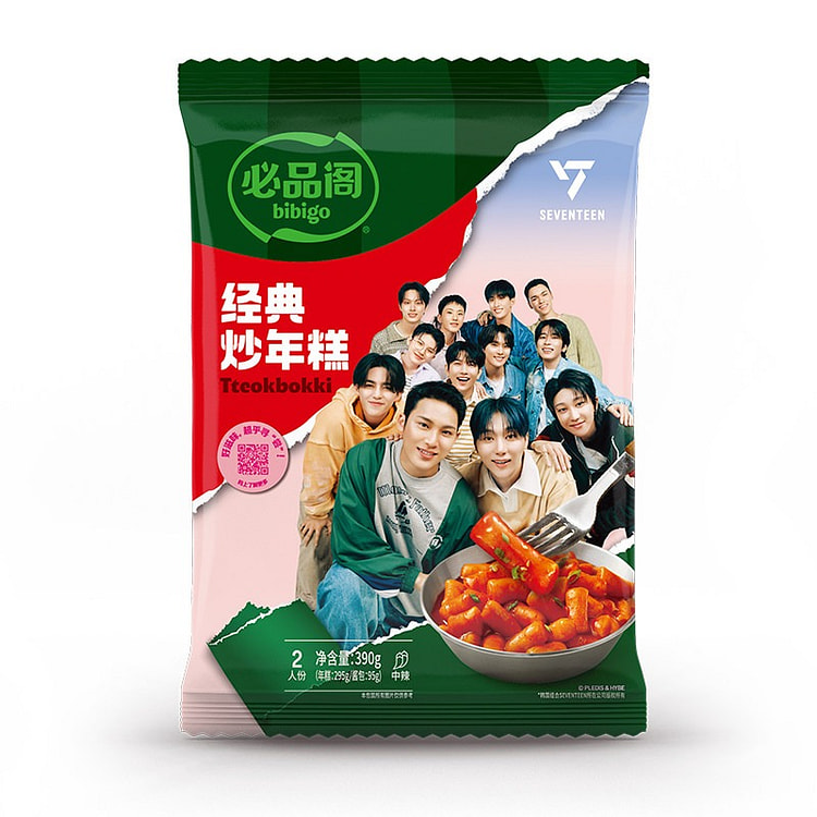 Bibigo Korean Classic Stir-fried Rice Cakes 390 g
