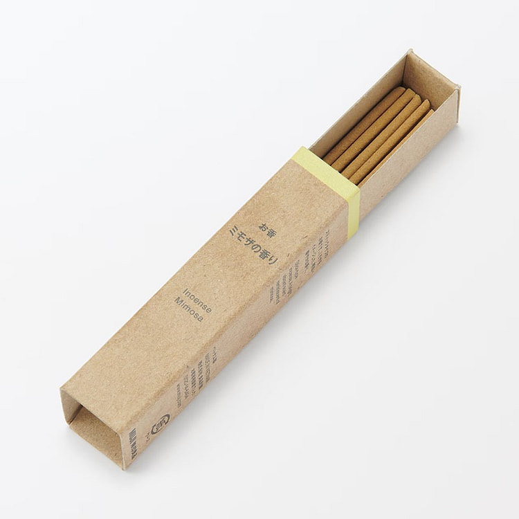 muji incense mimosa scent incense sticks 12 pieces