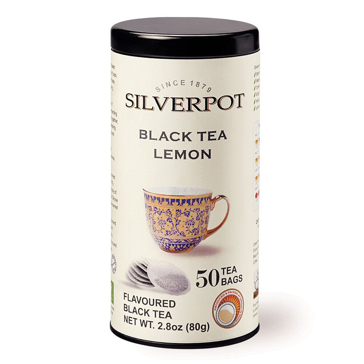 Silverpot, Black Tea & Lemon 50 count